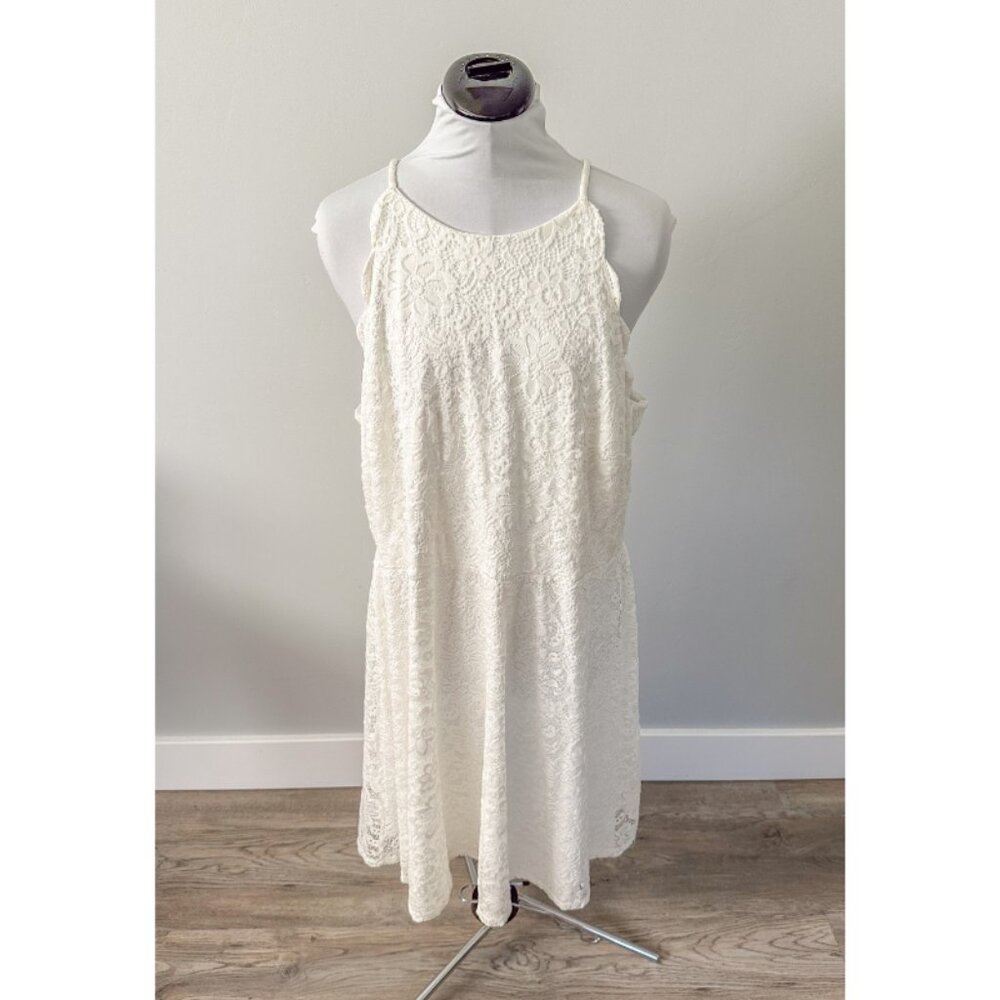 Fortune + Ivy White Lace Dress